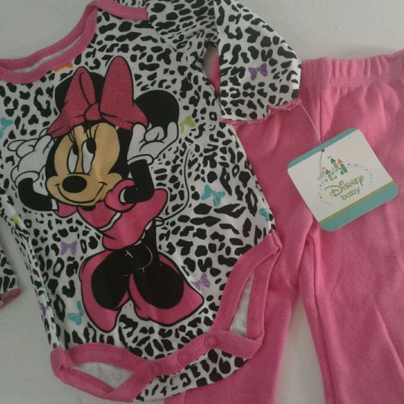 Disney Other - ❤❤❤Disney Minnie Mouse One Piece Body Suit & Pant